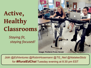 Healthy Learning Envionments